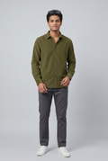 LAUREL GREEN CORDUROY SHIRT